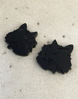 CAT - earring, black