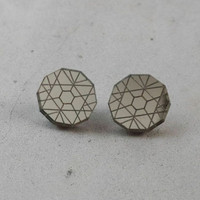Circle - Earrings, Grey