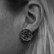 Circle - Earrings, Grey