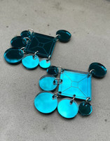 DANGLE - EARRING, PETROL