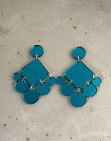 DANGLE - EARRING, PETROL