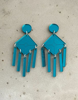 DANGLE - EARRING, PETROL