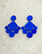 DANGLE - CIRCLE EARRING, blue