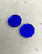 CIRCLE - earrings, blue