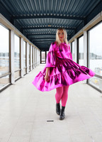 LUSH- DRESS , GLITTER PINK