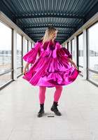 LUSH- DRESS , GLITTER PINK