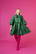 LUSH- SILK DRESS, GREEN