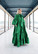 LUSH- SILK EVENING DRESS, GREEN