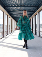 LUSH - DRESS LACE, GREEN