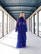 LUSH- LACE GOWN, BLUE
