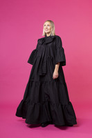 LUSH- GOWN, BLACK