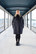CHECK COAT - GREY