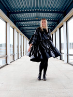 LUSH- DRESS , GLITTER BLACK