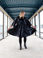 LUSH- DRESS , GLITTER BLACK