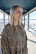 FLIRTY - DRESS PUFF-SLEEVE, BEIGE LEO