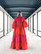 LUSH- SILK EVENING DRESS, PINK RED