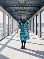 LUSH- DRESS, TURQUOISE SEQUIN