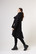 FLOWY- HOODIE DRESS, BLACK