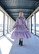 FLOWY- DRESS LONG, LEINIKKI LAVENDER