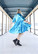 LUSH- DRESS , GLITTER TURQUOISE