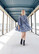 LUSH- BABYDOLL DRESS, BLUE ZEBRA