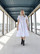 LUSH- DRESS, BRODE WHITE