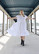 LUSH- DRESS, BRODE WHITE