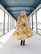 LUSH- DRESS PUFF SLEEVES, YELLOW FLOWER