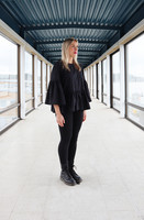 LUSH- SHIRT, BRODE BLACK