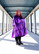 CURVES: LUSH- DRESS , GLITTER LILAC
