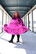 CURVES: LUSH- DRESS , GLITTER PINK