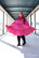 CURVES: LUSH- DRESS BOW COLLAR, PINK
