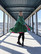 LUSH- PVC COAT, GREEN