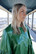 LUSH- PVC COAT, GREEN