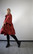 LUSH- SILK DRESS BOW COLLAR, WINE