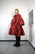LUSH- SILK DRESS BOW COLLAR, WINE