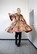 LUSH- SILK DRESS BOW COLLAR, GRID