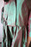 LUSH- DRESS with BOW COLLAR, GREEN/WINE