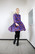 FLOWY- DRESS, BLUE