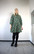 FLIRTY - DRESS PUFF-SLEEVE, SNAKE