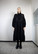LUSH- DRESS with BOW COLLAR, BLACK FLOWER