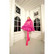 DISHY- DRESS, PINK LACE