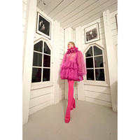 DISHY- DRESS, PINK LACE