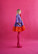 LUSH- MINI DRESS, LAVENDER/ORANGE
