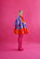 LUSH- MINI DRESS, LAVENDER/ORANGE