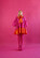 LUSH- MINI DRESS, PINK/ORANGE