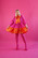 LUSH- MINI DRESS, PINK/ORANGE