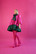 LUSH- MINI DRESS, PINK/GREEN