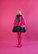 LUSH- MINI DRESS, PINK/GREEN