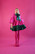 LUSH- MINI DRESS, PINK/GREEN